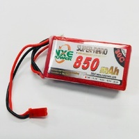 NXE 7.4v 850mah 30c Soft case w/JST - 850SC302SJST