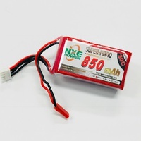 NXE 11.1v 850mah 30c Soft case w/JST - 850SC303SJST
