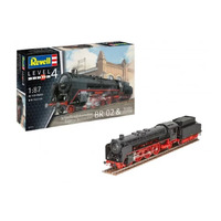 Revell 1/82 Express Train Locomotive BR 02 & Tender 2'2'T30 Scale Model Kit - 95-02171