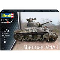 REVELL SHERMAN M4A1 1:72 Scale Plastic Model Kit - 95-03290