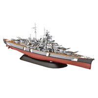 Revell Plastic Model Kit Battleship Bismarck 1:700 Scale Plastic Model Kit  - 95-05098