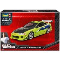 REVELL FAST & FURIOUS BRIAN'S 1995 MITSUBISHI ECLIPSE 1:25 Scale Plastic Model Kit - 95-07691