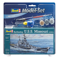 Revell Plastic Model Kit Battleship U.S.S. Missouri - Wwii 1.1200 - 95-65128