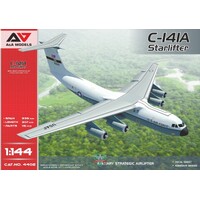 A&A Models 1/144 C-141A military strategic airlifter (2 camos/Vietnam war) Plastic Model Kit [4402]