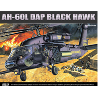 Academy 12115 1/35 AH-60L DAP Black Hawk Plastic Model Kit - ACA-12115