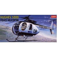 Academy 12249 1/48 Hughes 500D Police Helicopter Plastic Model Kit - ACA-12249