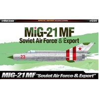 Academy 12311 1/48 MIG-21 MF "Soviet Air Force & Export" Le: Plastic Model Kit - ACA-12311