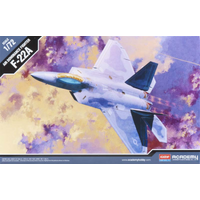 Academy 12423 1/72 F-22A Air Dominance Fighter Raptor Plastic Model Kit - ACA-12423