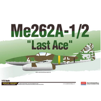 Academy 1/72 ME262A-1/2 "Last Ace" Le: Plastic Model Kit [12542]