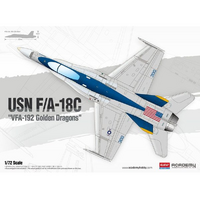 Academy 12564 1/72 USN F/A-18C "VFA-192 Golden Dragons" Plastic Model Kit - ACA-12564