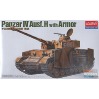 Academy 13233 1/35 German Panzer IV H W/Armor Plastic Model Kit - ACA-13233