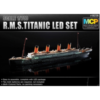 Academy 14220 1/700 R.M.S. Titanic + LED Set MCP Plastic Model Kit - ACA-14220