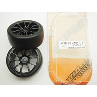 Ace Power Drift Tyre & Rim - Ace-C12Nk-D1