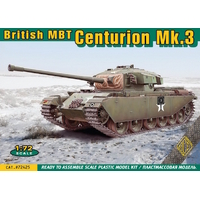 Ace Model 1/72 British MBT Centurion Mk.3 (Korean war ) Plastic Model Kit [72425]