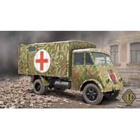 Ace Model 1/72 French 3,5t Truck AHN (Medical van ) Plastic Model Kit [72524]