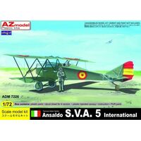 Admiral ADM7226 1/72 Ansaldo SVA.5 International Plastic Model Kit - ADM7226