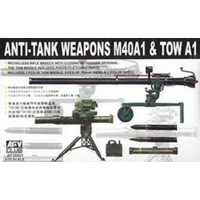 AFV Club 1/35 Anti-Tank Weapons M40A1 & Tow A1 Plastic Model Kit [AF35021]