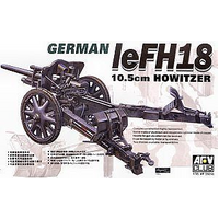 AFV Club 1/35 German Lefh18 105mm Howitzer Plastic Model Kit [AF35050]