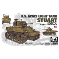 AFV Club 1/35 M3A3 Stuart Light Tank Plastic Model Kit [AF35053]