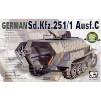AFV Club 1/35 German Sd.Kfz.25 Ausf.C Half-Track Plastic Model Kit [AF35078]