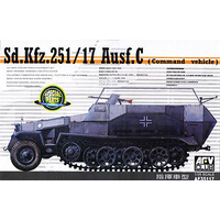 AFV Club 1/35 German Sd.Kfz.25 Ausf.C (Command Vehile) Plastic Model Kit [AF35117]