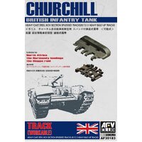 AFV Club 1/35 Heavy Cast Steel Box Sect Tracks/B.T.S 3 Heavy Built-Up Tracks For Churchill [AF35183]