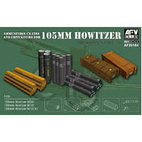 AFV Club 1/35 Ammunition Crates And Containers For 105mm Howitzer (M101/M101A1/M2A1) [AF35184]