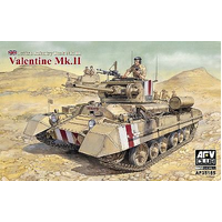 AFV Club 1/35 British Infantry Tank Mk.III Valentine Mk.II Plastic Model Kit [AF35185]