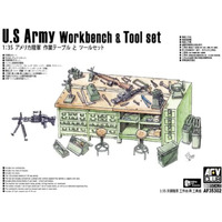 AFV Club U.S. Army Workbench & Tool set Plastic Model Kit [AF35302]