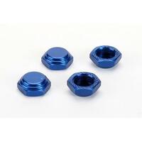 Alpha MP05-260201 Serrated Cap Nut M12*1.25 Blue (4pcs)-Alumina material - ALP-MP05-260201