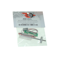 REPLACEMENT DRIVE MOTOR & BOARD FOR 60-120 SIZE AIRCRAFT MECHANICS ELECTRI - AM-053