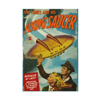Atlantis 5" Vic Torrey and his Flying Saucer w/Light Plastic Model Kit [1009]