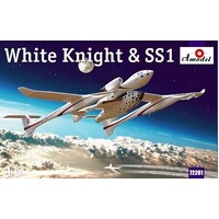 Amodel 1/72 White Knight & Space Shuttle 1 Plastic Model Kit [72201]
