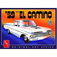 AMT 1058 1/25 1959 Chevy El Camino (Original Art Series) Plastic Model Kit - AMT1058
