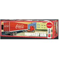 AMT 1/25 Fruehauf Beaded Van Semi Trailer (Coca-Cola) Plastic Model Kit