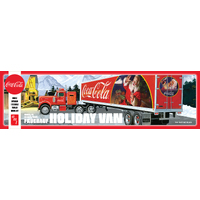 AMT 1165 1/25 Fruehauf Holiday Hauler Semi Trailer (Coca-Cola) Plastic Model Kit - AMT1165
