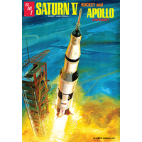 AMT 1174 1/200 Saturn V Rocket Plastic Model Kit - AMT1174