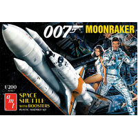 AMT 1/200 Moonraker Shuttle w/Boosters - James Bond Plastic Model Kit