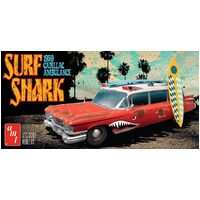 AMT 1/25 Surf Shark 1959 Cadillac Ambulance Plastic Model Kit