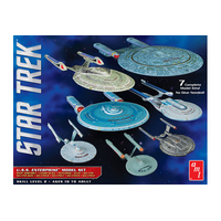 AMT 954 1/2500 Star Trek U.S.S. Enterprise Box Set - Snap Plastic Model Kit - AMT954