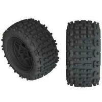 Arrma Backflip LP 4S Tire 3.8 Glued Black (2), AR550050 - ARAC9468