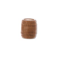 Artesania Barrel Walnut 18.0mm (2) Wooden Ship Accessory [8571]