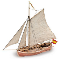 Artesania 18010PD 1/25 San Juan Nepomuceno's Jollyboat w/ #27003 Tools & Plankbender Wooden Ship - ART-18010PD