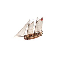 Artesania 19015 1/50 HMS Endeavour's Captain Longboat Wooden Ship Model - ART-19015