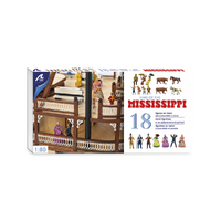 Artesania Set of 20 Metal Figurines and Animals For Mississippi Metal Accessory [20515F]