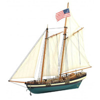 Artesania 1/41 Virginia Schooner w/ #27003 Tools & Plankbender Wooden Ship Model [22135PD]