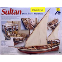 Artesania 22165PD 1/85 Sultan Arab Dhow w/ #27003 Tools & Plankbender Wooden Ship Model - ART-22165PD