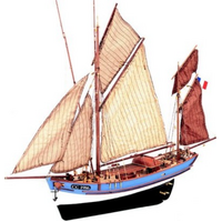 Artesania 1/50 Marie Jeanne w/ #27003 Tools & Plankbender Wooden Ship Model [22170PD]