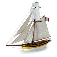 Artesania 22401 1/50 Le Renard French Cutter Wooden Ship Model - ART-22401
