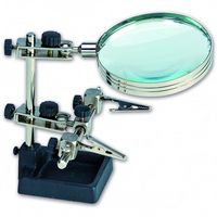 Artesania Third Hand w/Magnifying Glass For Electronics Modelling Tool [27022]